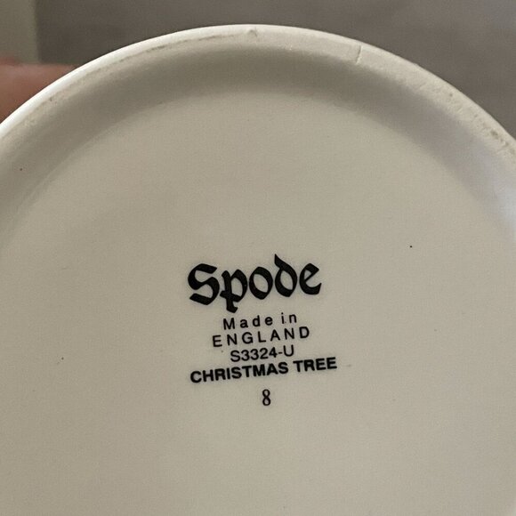 Spode Christmas Tree Coffee Tea Cocoa Mug Boxed England Vintage 1990's S3324-U - Picture 3 of 7